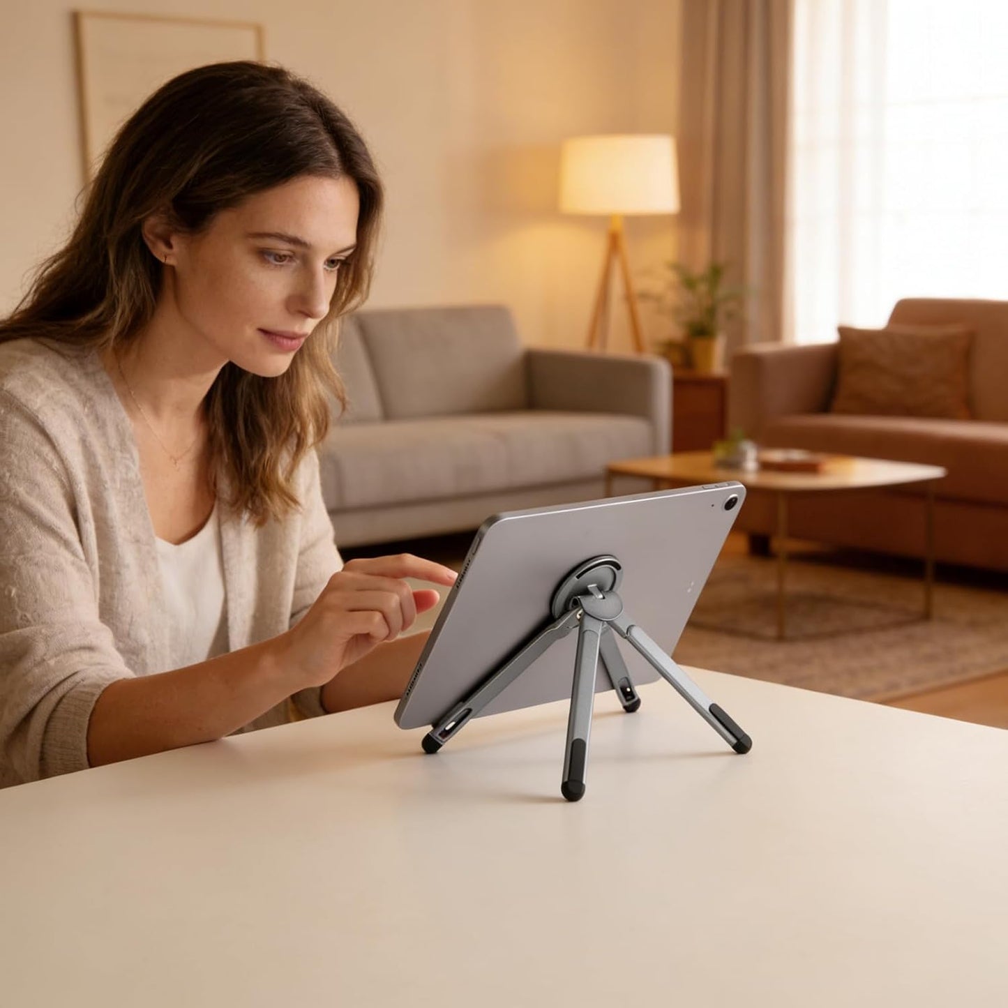 3-in-1 Foldable Magnetic Phone Tripod Stand