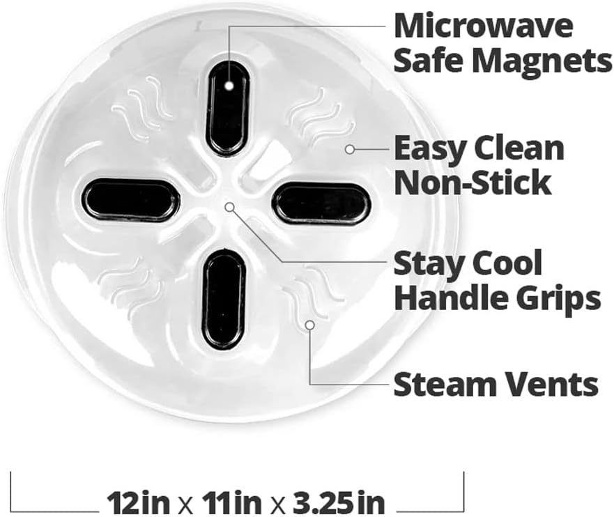 BPA-Free Magnetic Splatter Cover