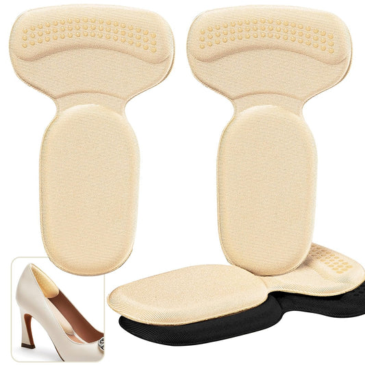 Anti-slip Heel Liners Soft Cushion Heel Protector Pads for Women Men Shoes