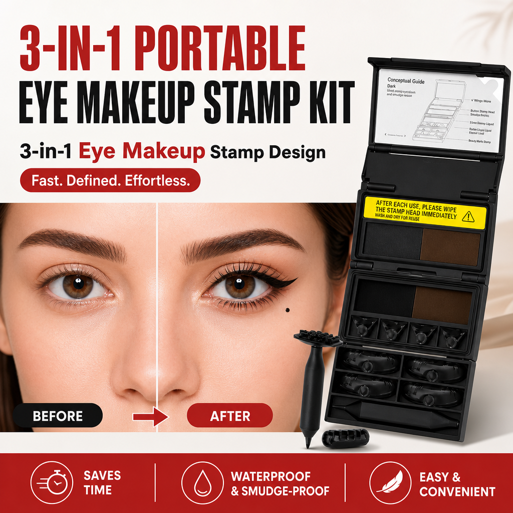 3-in-1 Portable Eye Makeup Stamp Kit