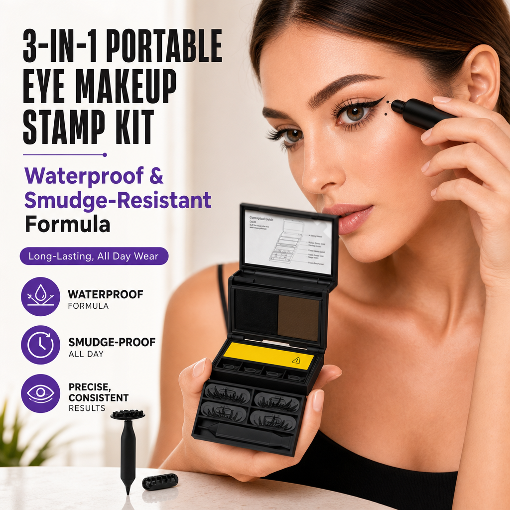3-in-1 Portable Eye Makeup Stamp Kit