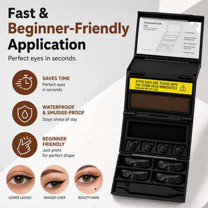 3-in-1 Portable Eye Makeup Stamp Kit