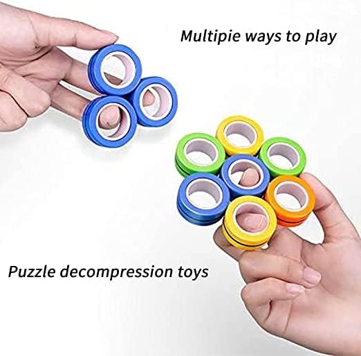 Fidget Ring – Magnetic Toy for Stress Relief
