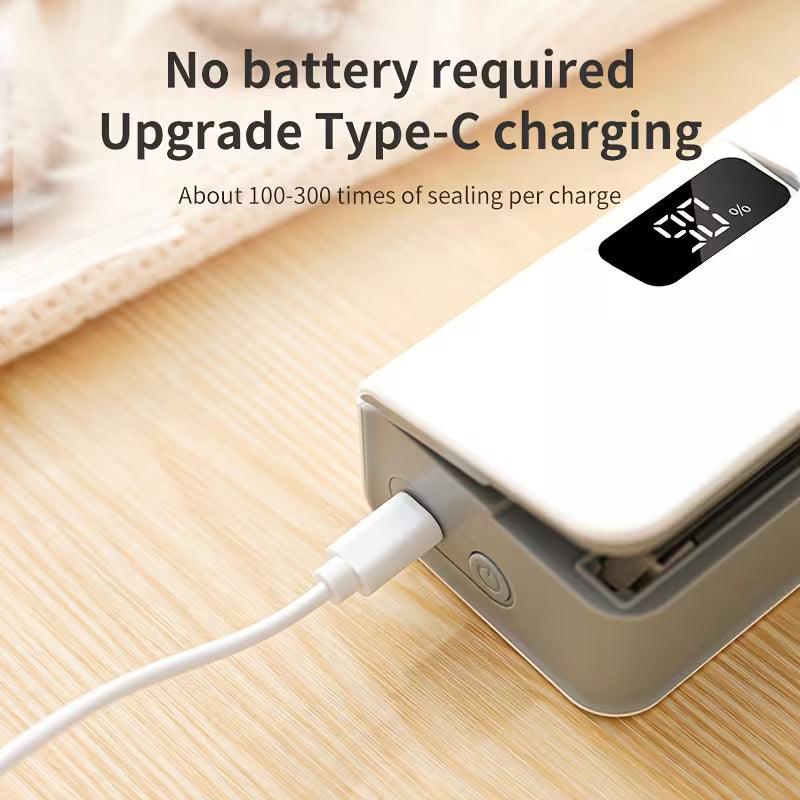 Portable Rechargeable USB Sealing Machine