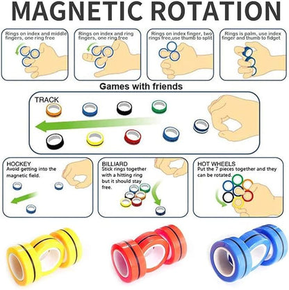 Fidget Ring – Magnetic Toy for Stress Relief