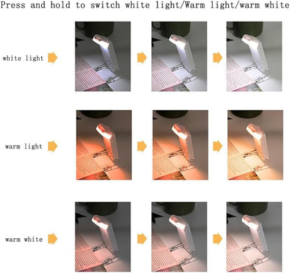 LED USB Rechargeable Book Lamp