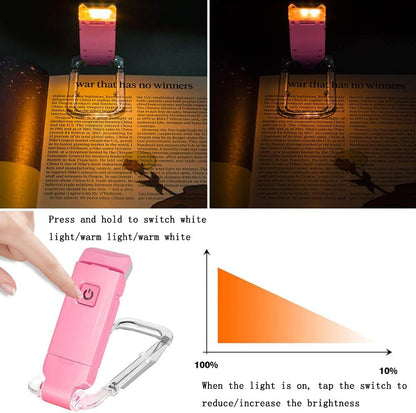 LED USB Rechargeable Book Lamp