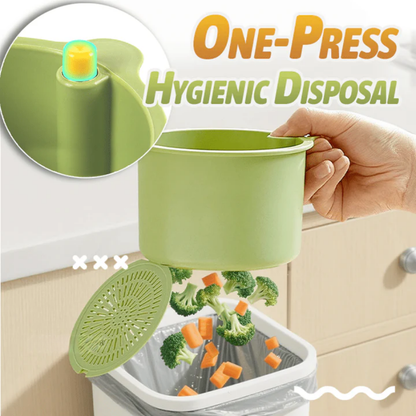 Hanging Clip-On Automatic Dumping Sink Strainer