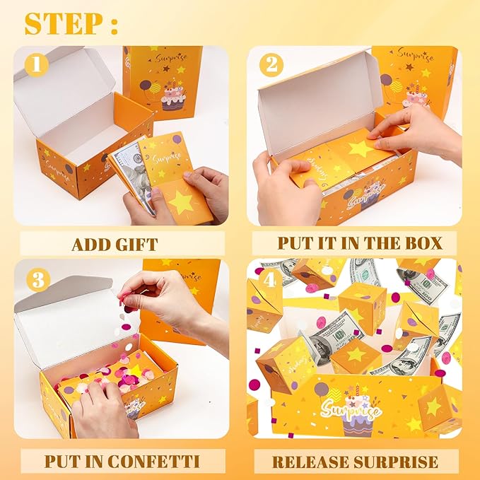 Surprise Gift Box Explosion for Money