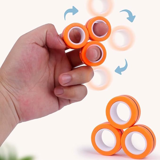Fidget Ring – Magnetic Toy for Stress Relief