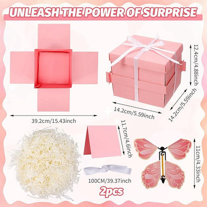 Flying Butterfly Surprise Explosion Gift Box