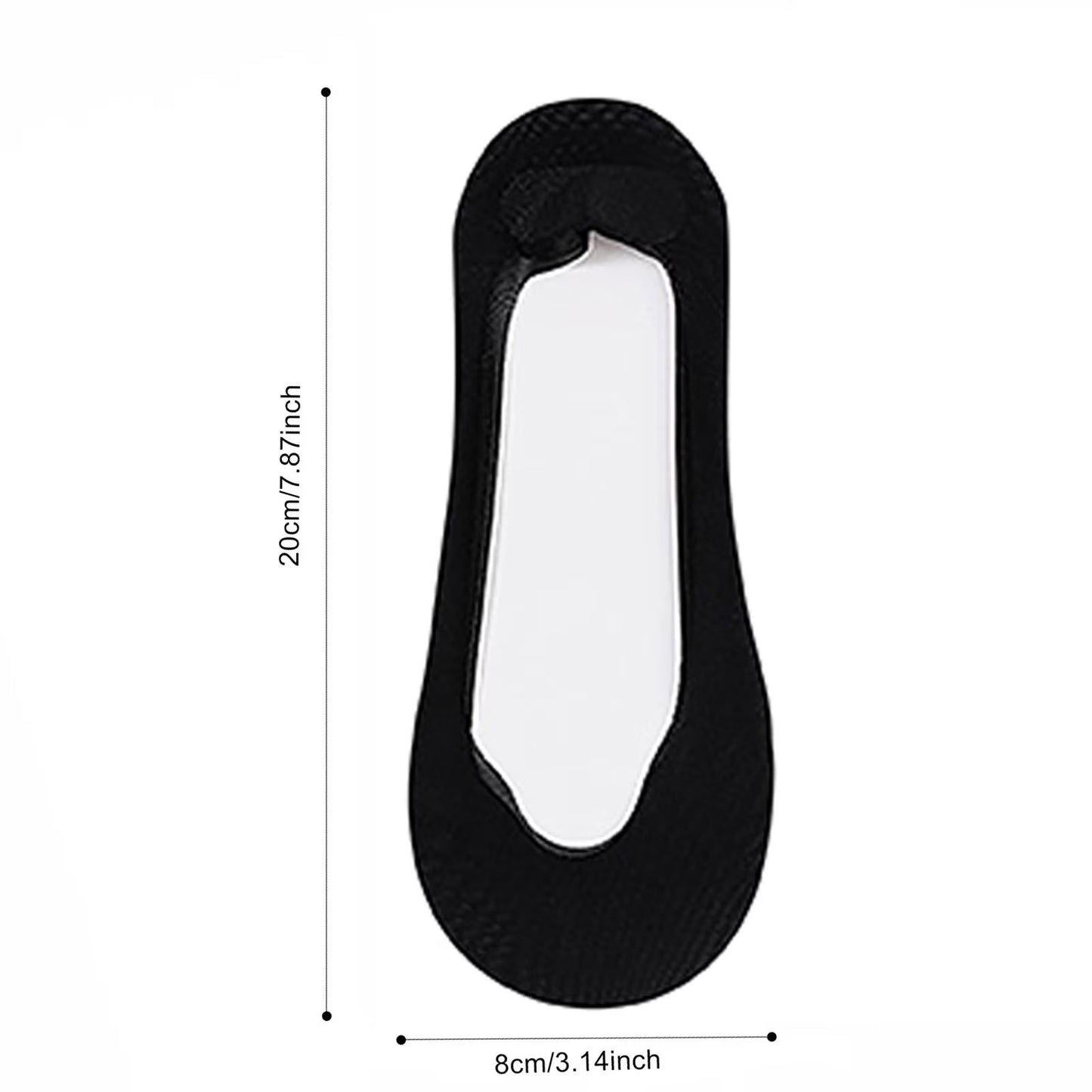 Non-Slip Thin Liner Socks