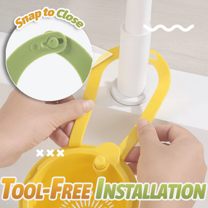 Hanging Clip-On Automatic Dumping Sink Strainer