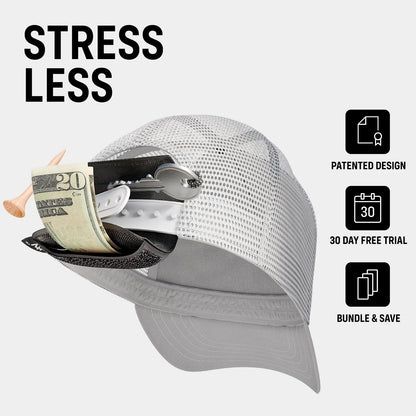 Hidden hat pocket