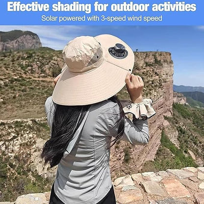 Portable Solar Powered Fan Hat