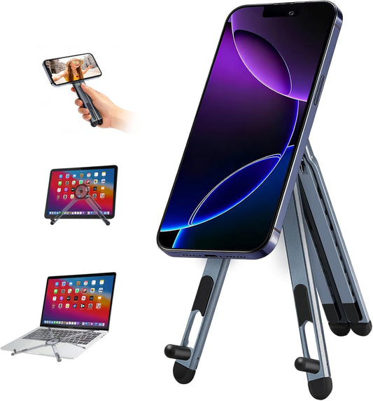 3-in-1 Foldable Magnetic Phone Tripod Stand