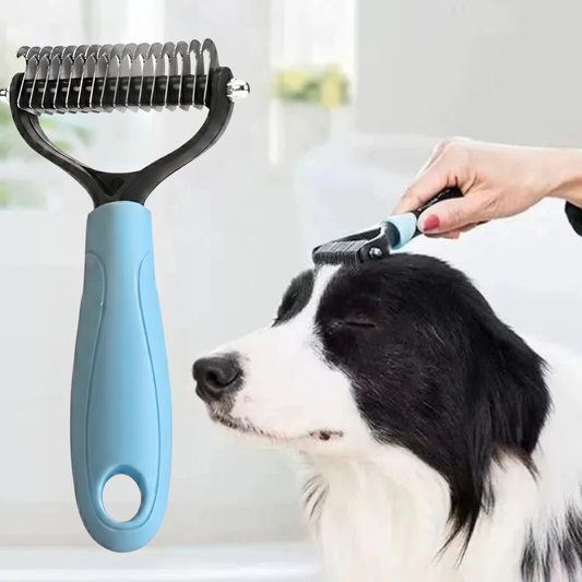Dual-Sided Pet Grooming Comb for Dogs & Cats