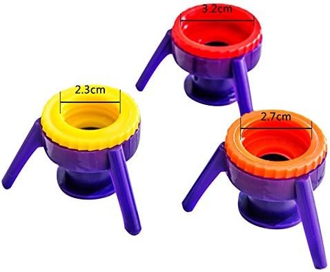 Multi-functional Inverted Bottle Cap Stand & Leak-Proof Dispenser Cover