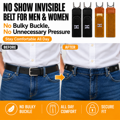 No Show Invisible Belt for Men & Women