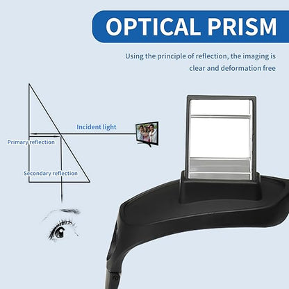 Horizontal Lazy Glasses Prism Glasses Fits Over Glasses