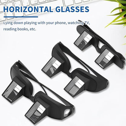 Horizontal Lazy Glasses Prism Glasses Fits Over Glasses