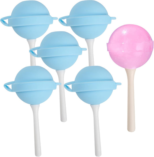 4PCS Lollipop Ice Cream Molds Popsicle Molds with Sticks
