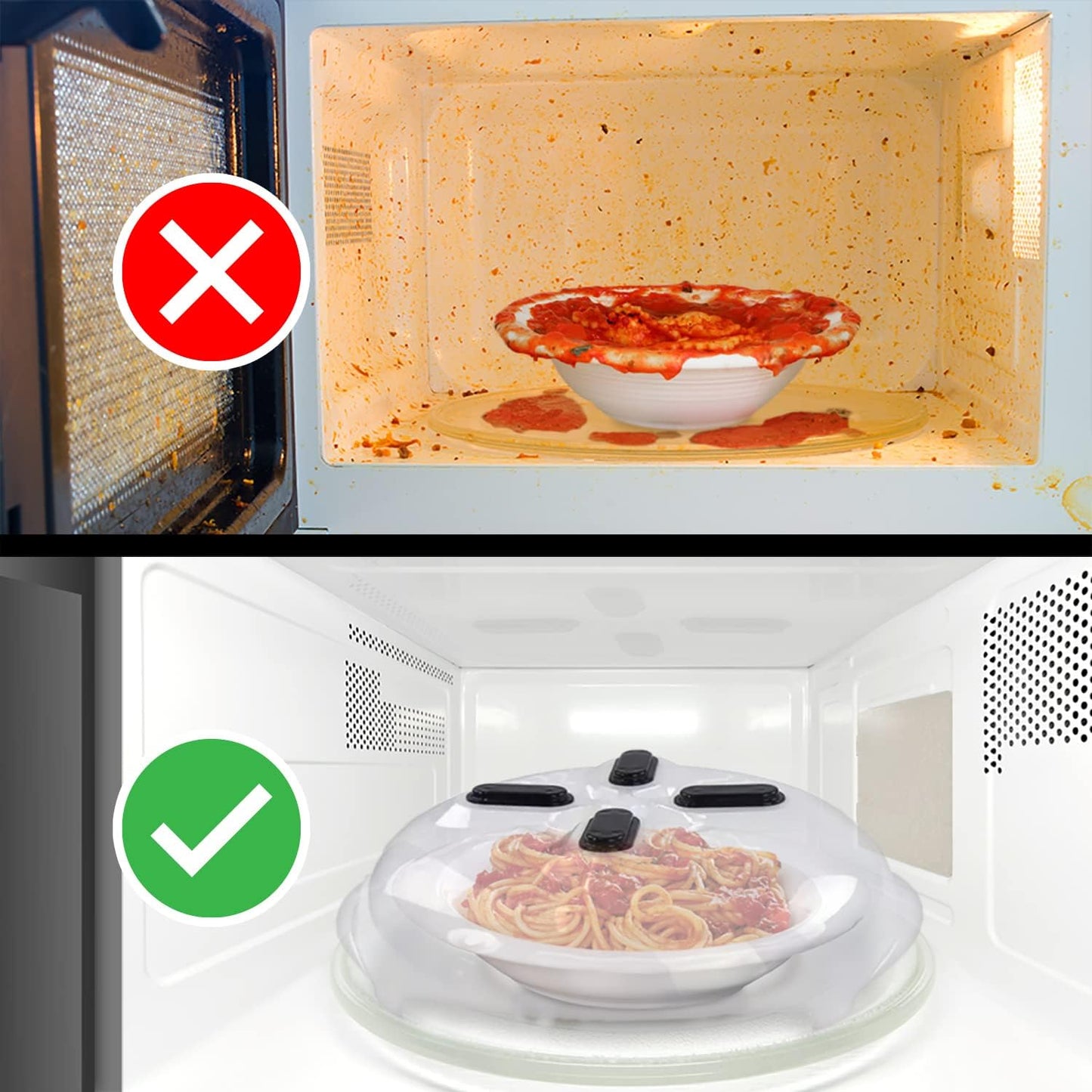 BPA-Free Magnetic Splatter Cover