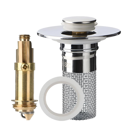 Sink Drain Strainer with Removable Stainless Steel Basket PRO