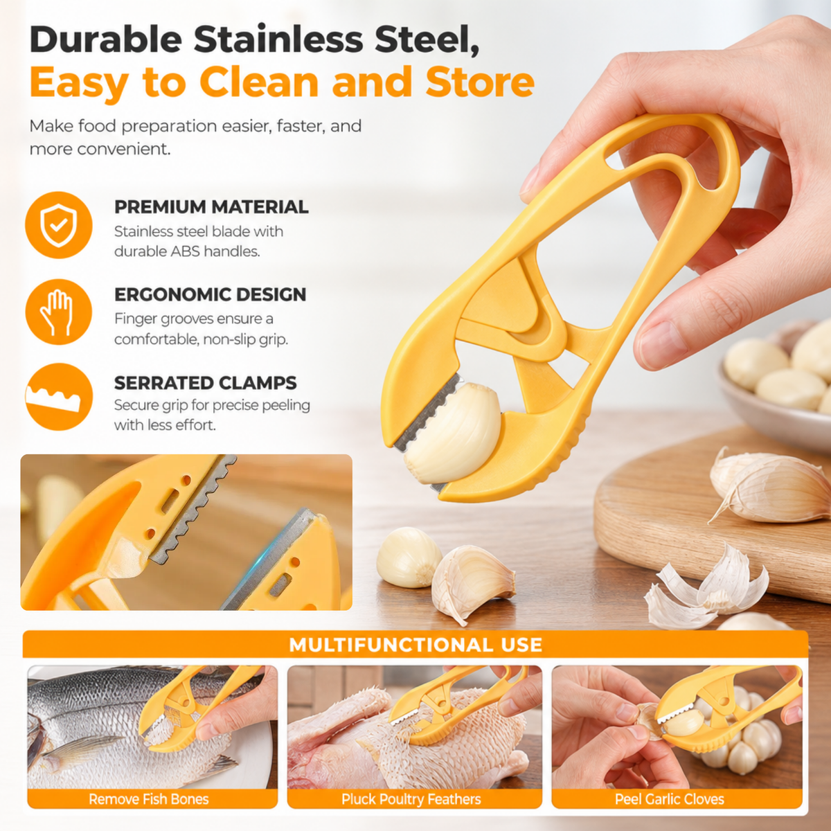 Manual Garlic Peeler