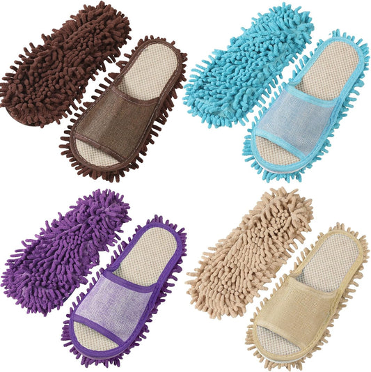 Microfiber Washable Mop Slippers for Floor Cleaning