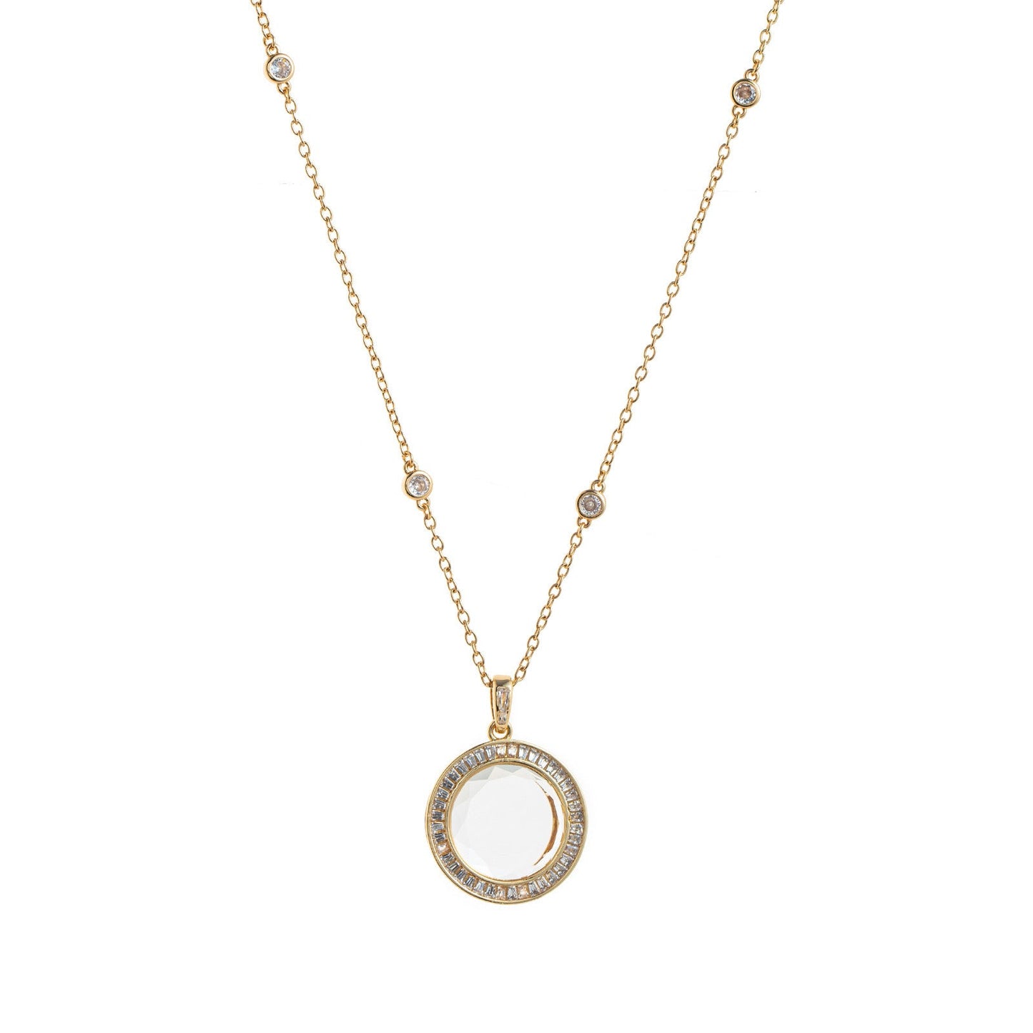 Fillable Locket Pendant Necklace