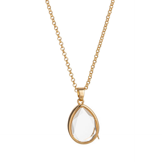 Fillable Locket Pendant Necklace
