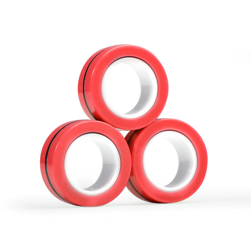 Fidget Ring – Magnetic Toy for Stress Relief