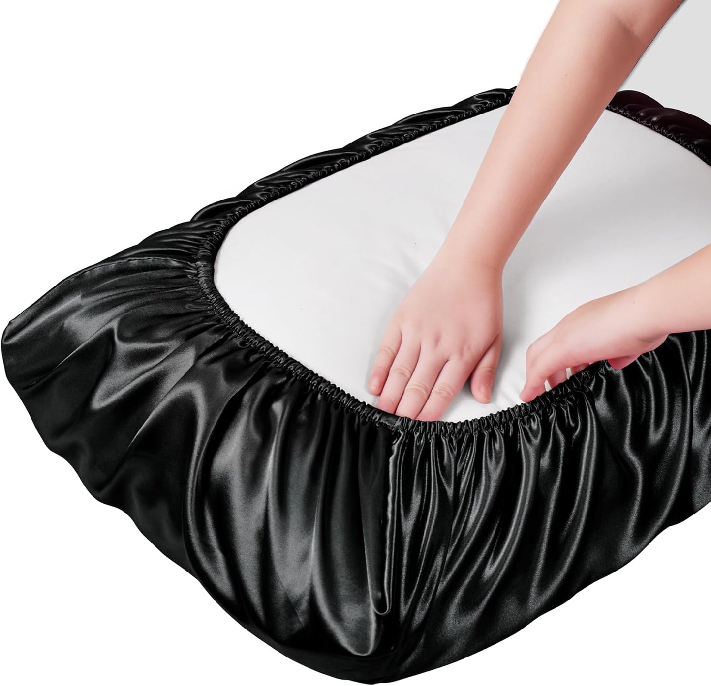 Satin Pillowcases With Elastic Band Standard For Hair Protection