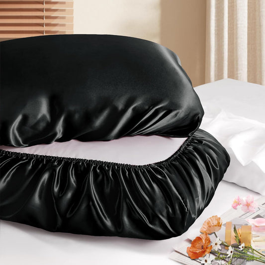 Satin Pillowcases With Elastic Band Standard For Hair Protection