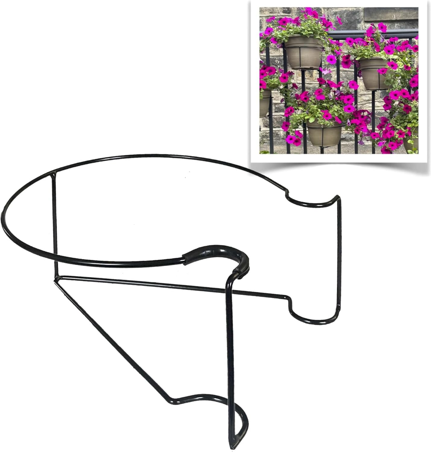2PCS Floating Railing Plant Hanger