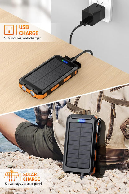 20000mAh Emergency Solar Power Bank