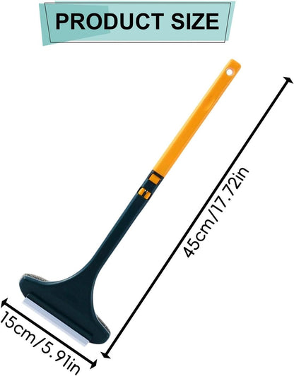 2-in-1 Window Screen Cleaning Brush with Squeegee PRO
