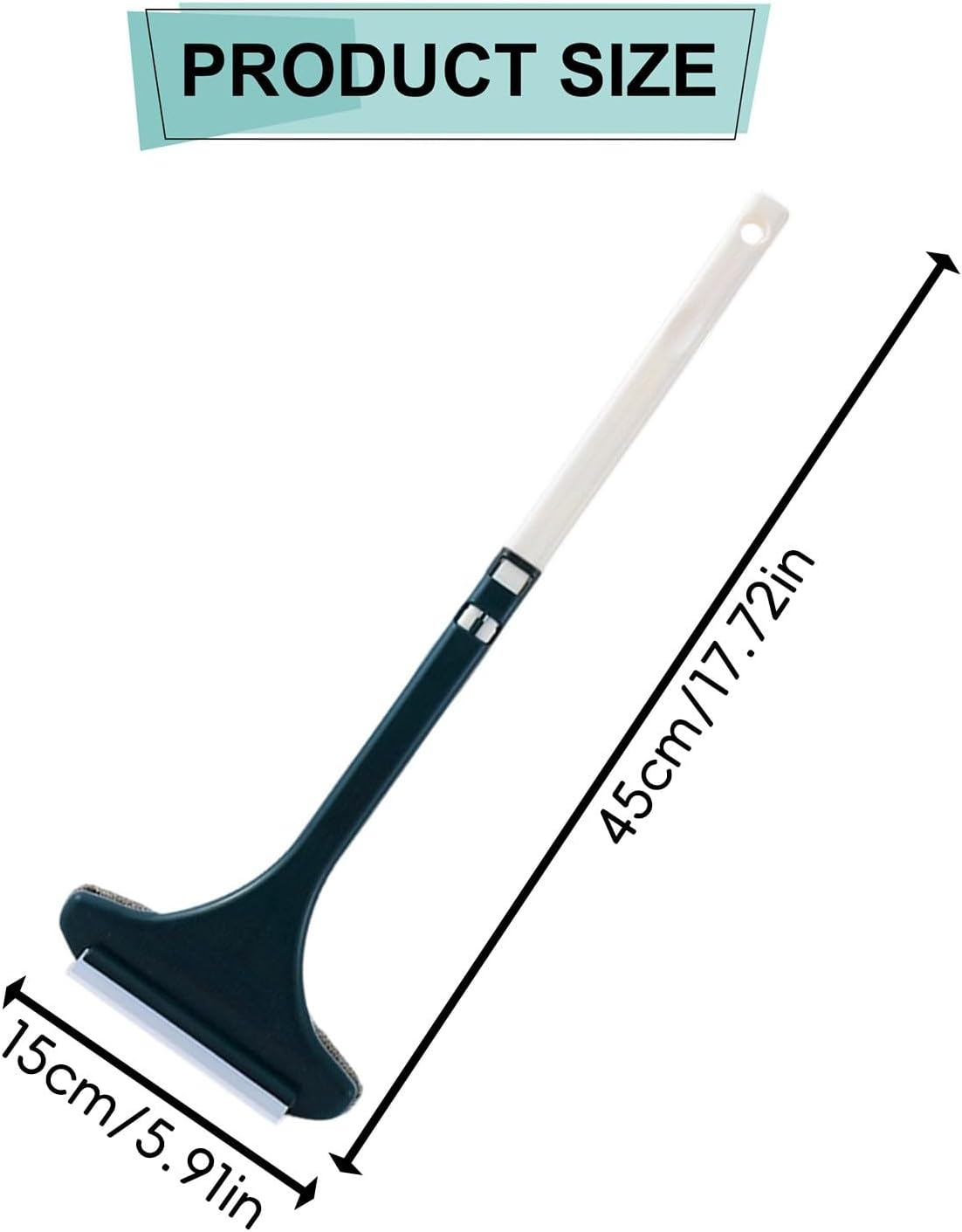 2-in-1 Window Screen Cleaning Brush with Squeegee PRO