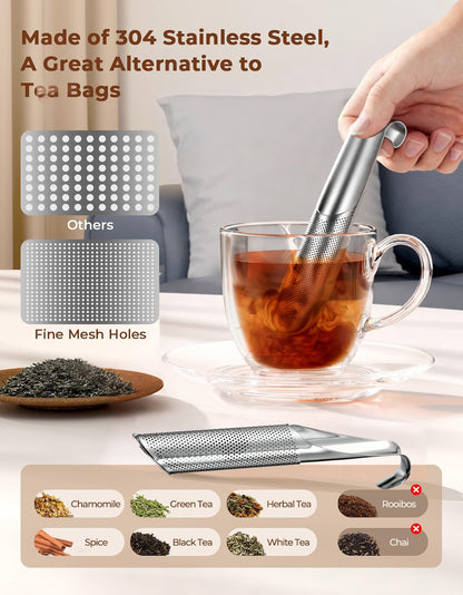 2-in-1 Tea Scoop Infuser Fine Mesh Tea Strainers PRO