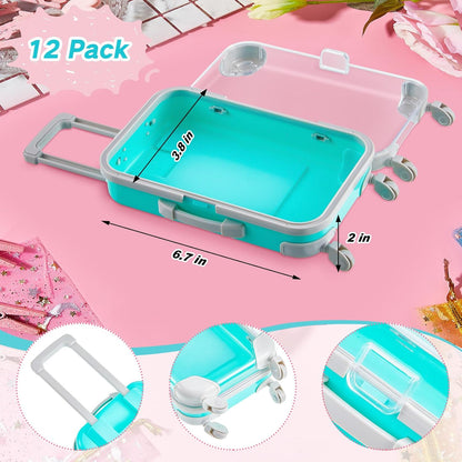 Plastic Tiny Travel Luggage for Candy Makeup Jewelry