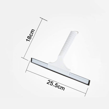 Rubber Glass Windshield Wiper Blades with Non-Slip Handle PRO for Cleaning Showers