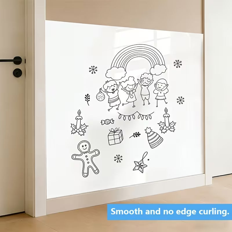 Static Cling Whiteboard Wall Sticker