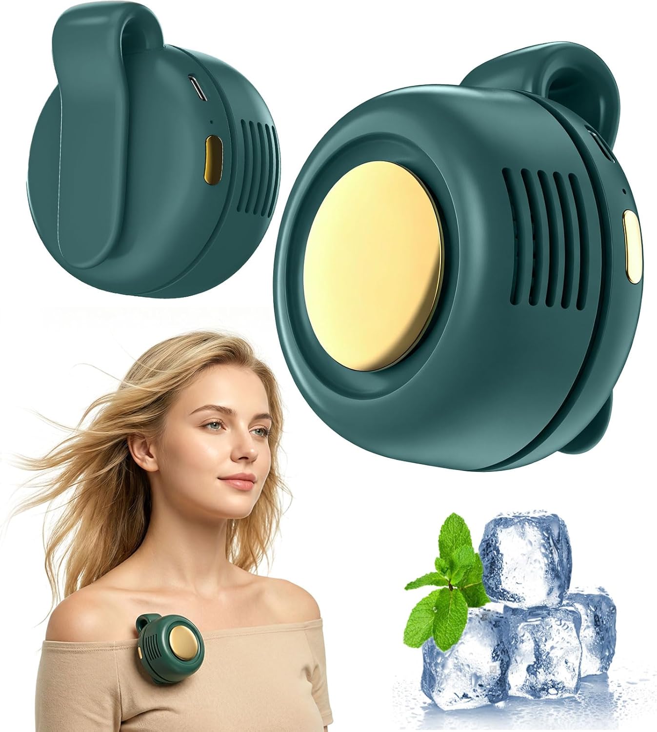 Portable Silent Clip-On Bladeless Personal Fan