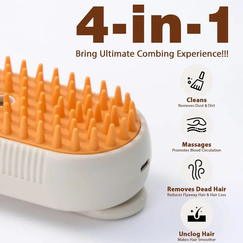 Pet Steam Spray Comb PRO