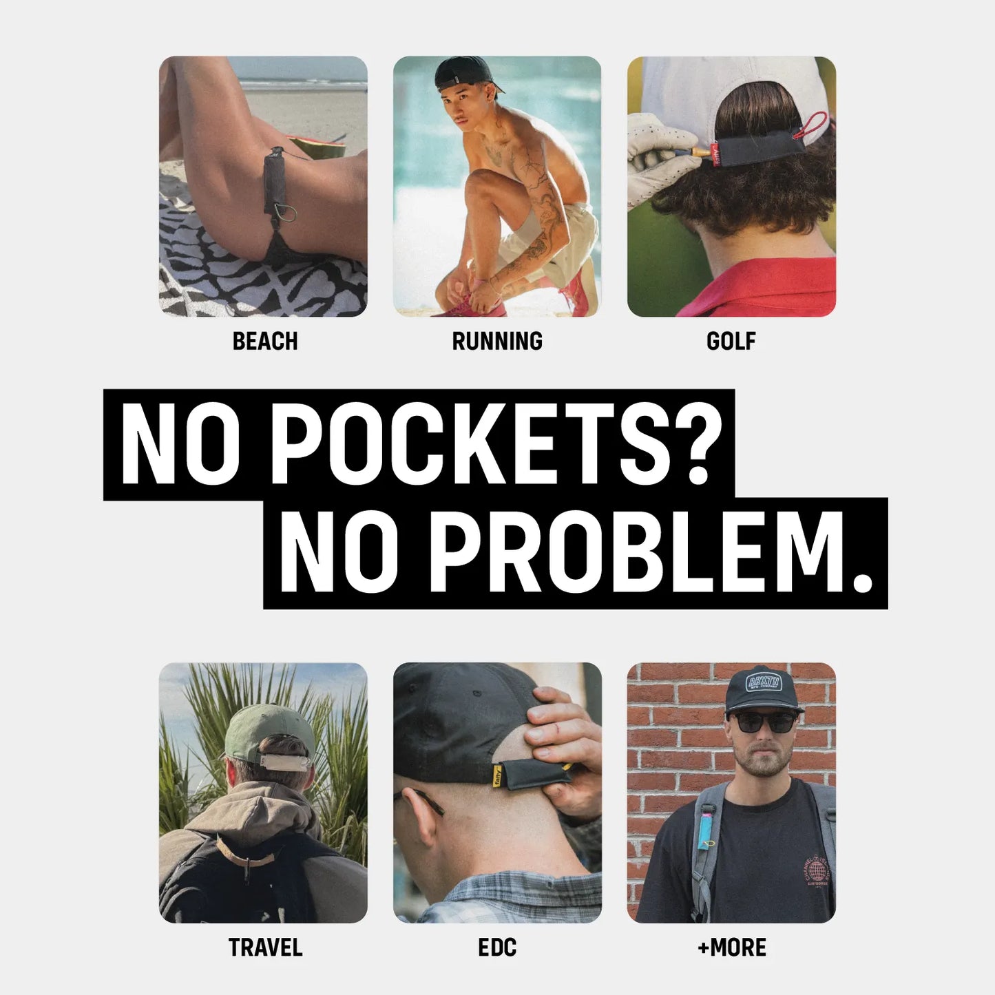 Hidden hat pocket