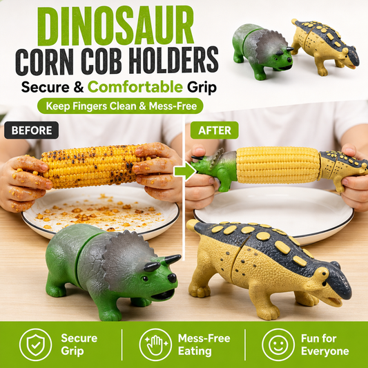 Dinosaur Corn Cob Holders
